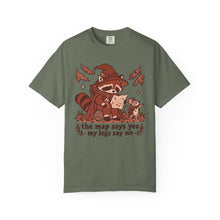The Map Says Yes My Legs Say No T-Shirt