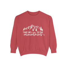Take Me To The Mountains Script Sweatshirt