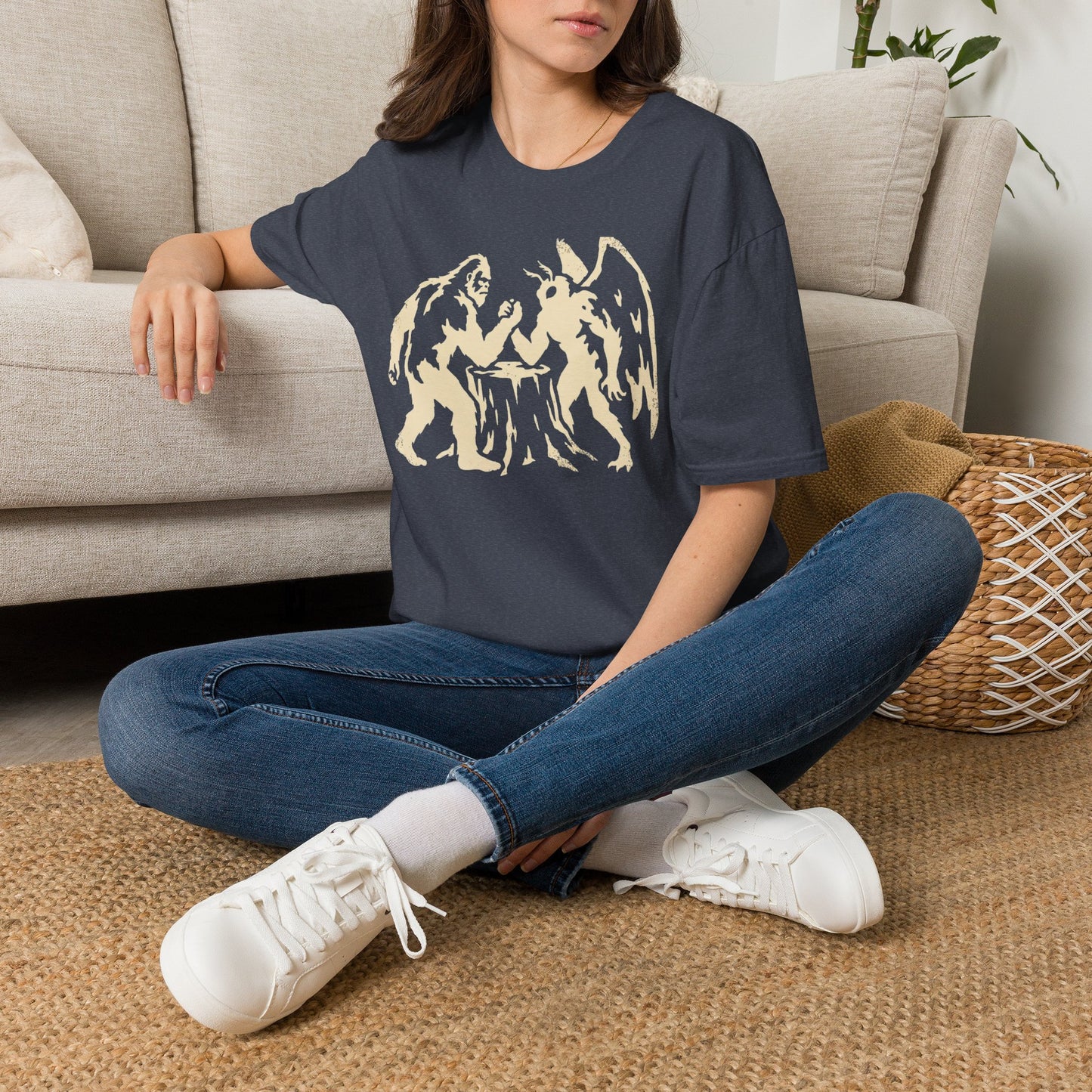 Bigfoot VS Mothman T-Shirt