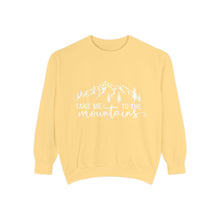 Take Me To The Mountains Script Sweatshirt