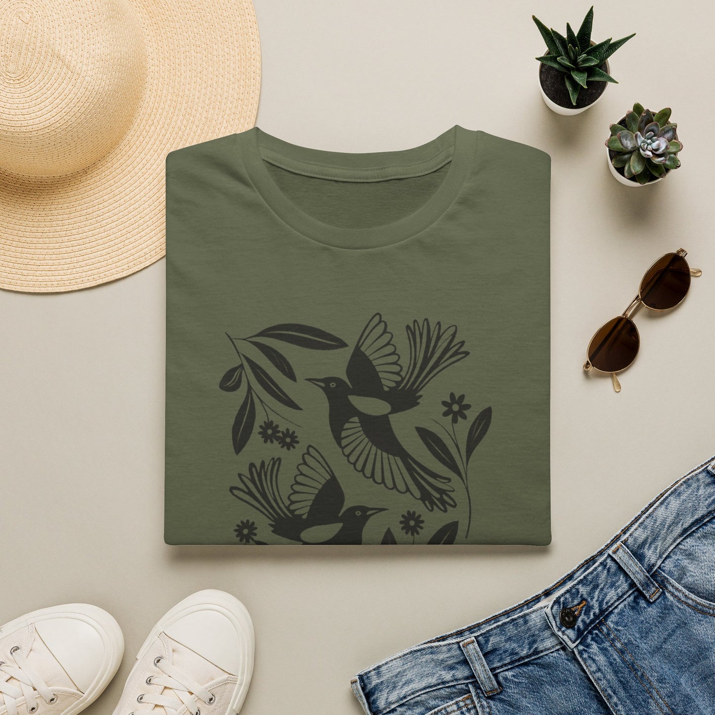 Birds & Flowers T-Shirt