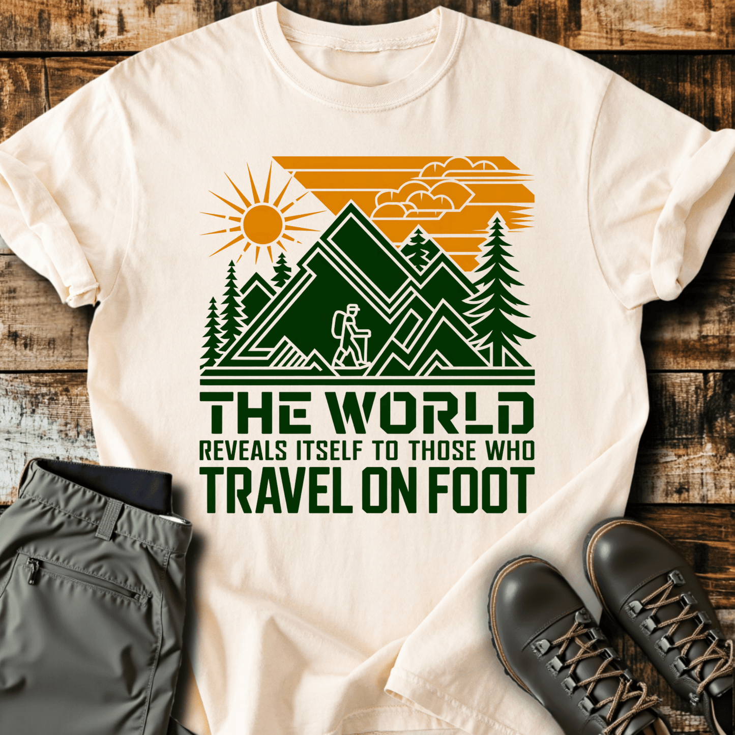 Travel On Foot T-shirt