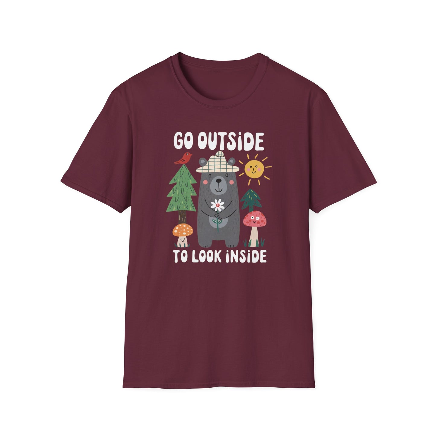 Go Outside To Look Inside T-shirt