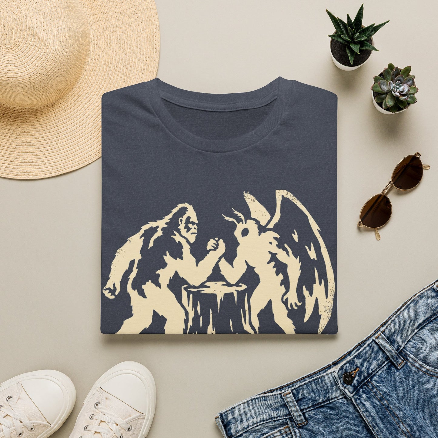 Bigfoot VS Mothman T-Shirt