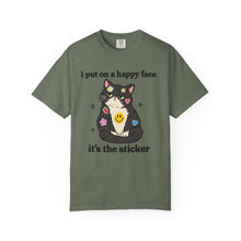 I Put On A Happy Face It's The Sticker T-Shirt