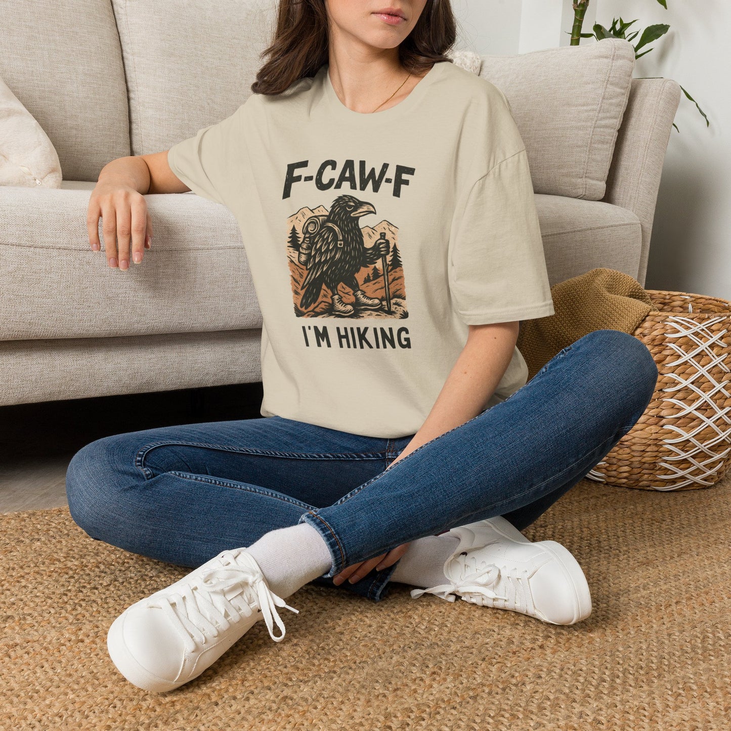 F-Caw-F I'm Hiking T-shirt