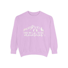 Take Me To The Mountains Script Sweatshirt