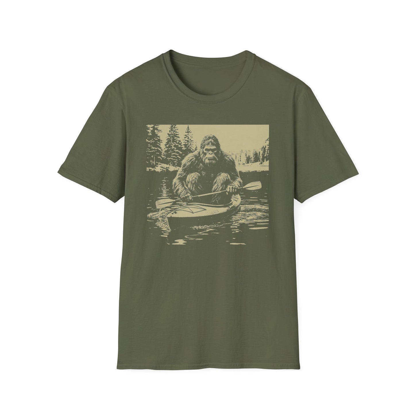Bigfoot Canoeing T-Shirt