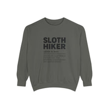 Sloth Hiker Definition Sweatshirt