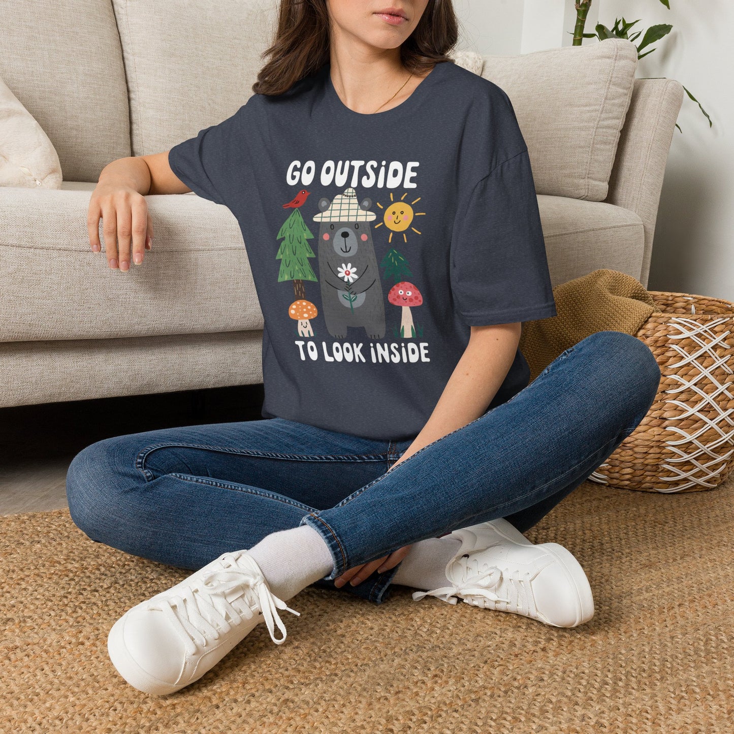 Go Outside To Look Inside T-shirt