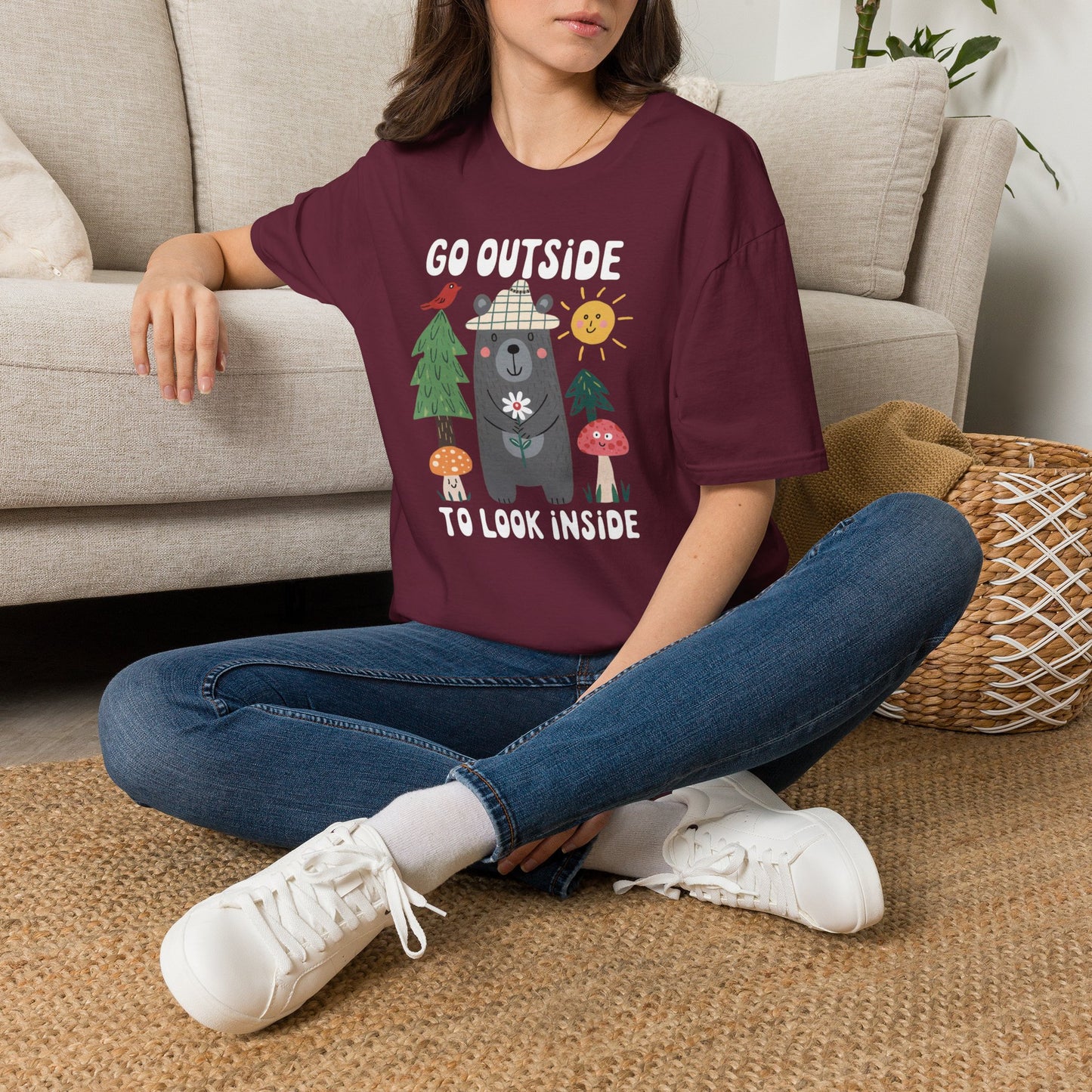 Go Outside To Look Inside T-shirt