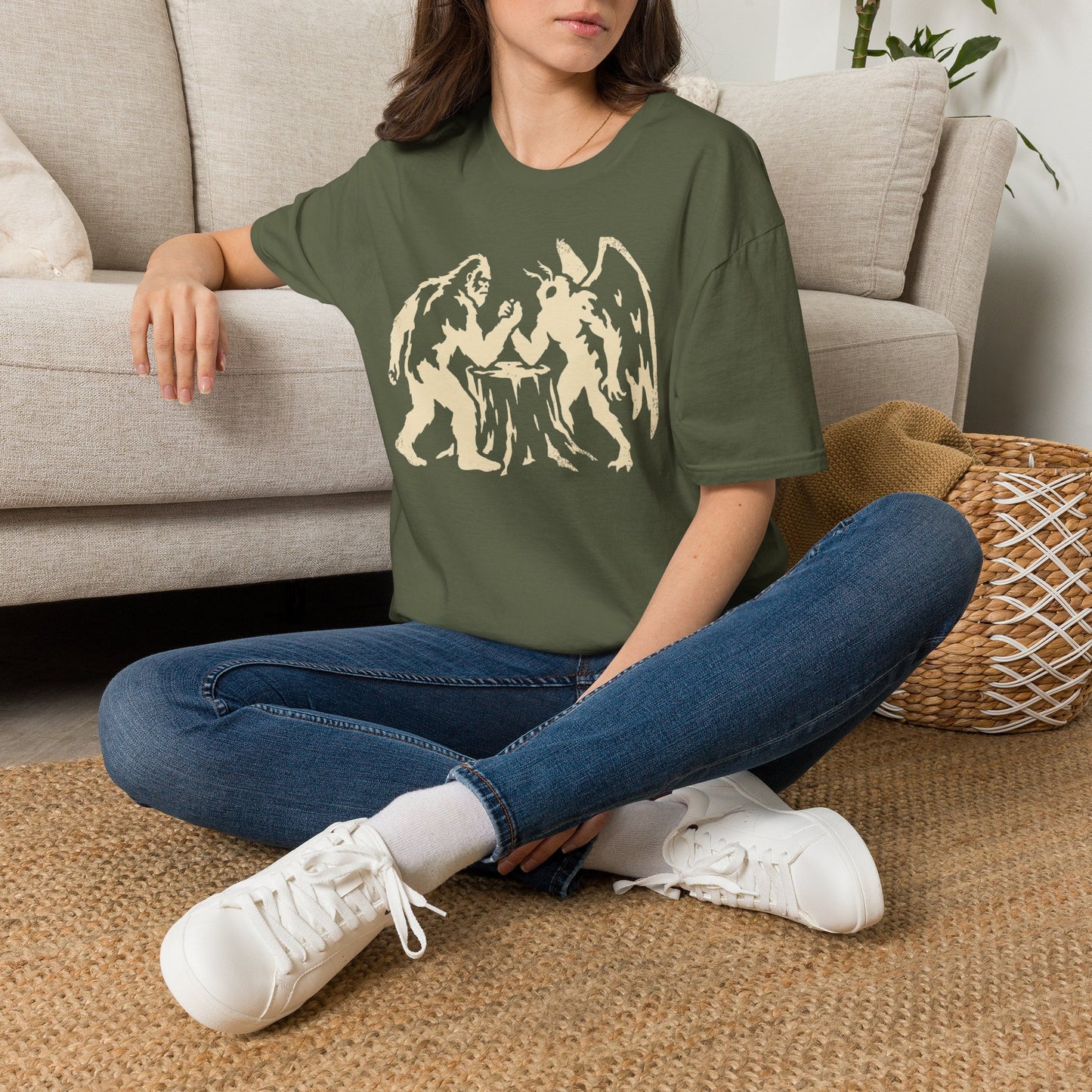 Bigfoot VS Mothman T-Shirt