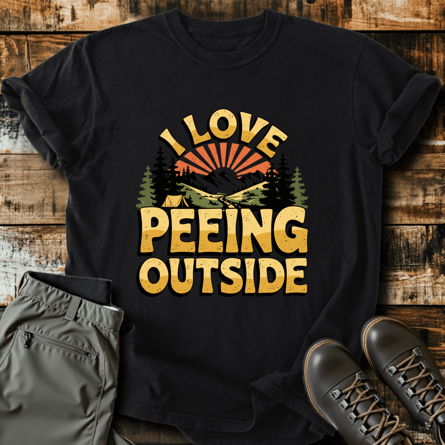 I Love Peeing Outside T-shirt