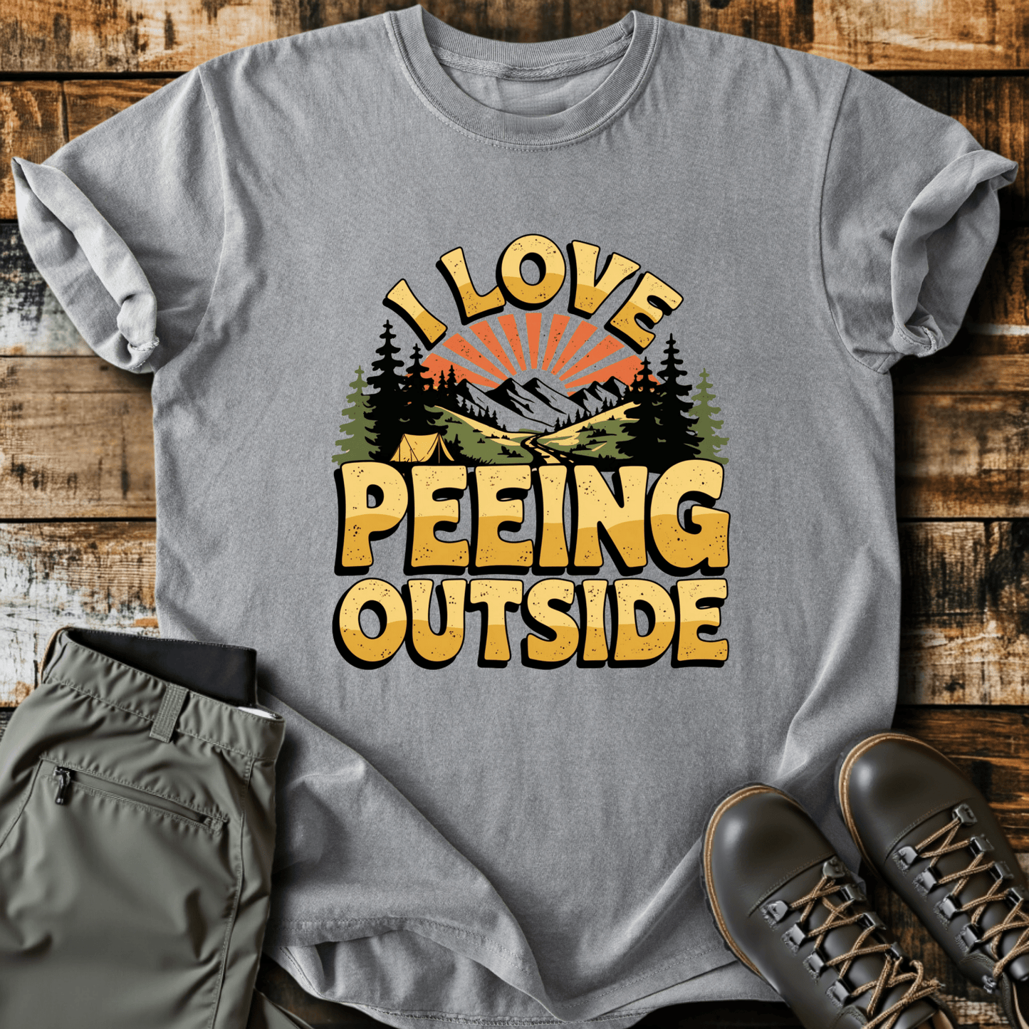 I Love Peeing Outside T-shirt