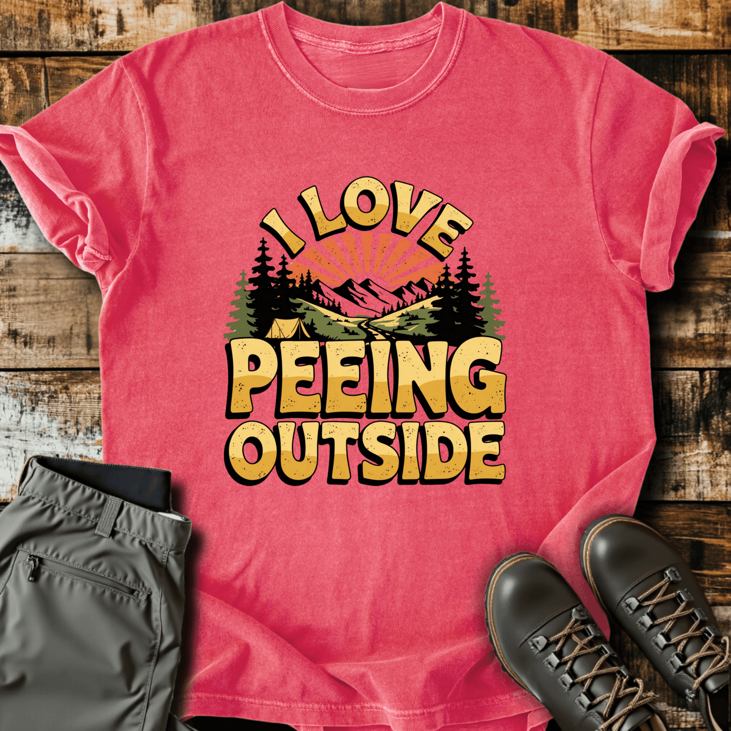 I Love Peeing Outside T-shirt