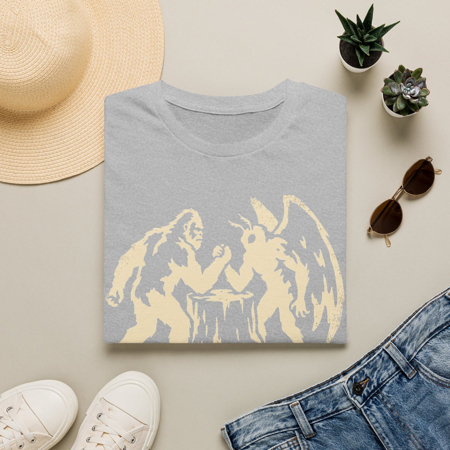 Bigfoot VS Mothman T-Shirt