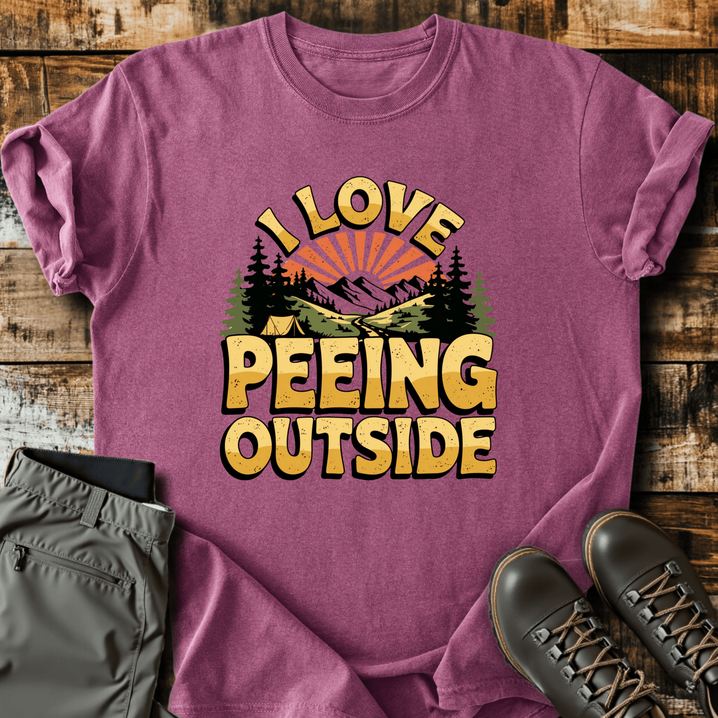 I Love Peeing Outside T-shirt