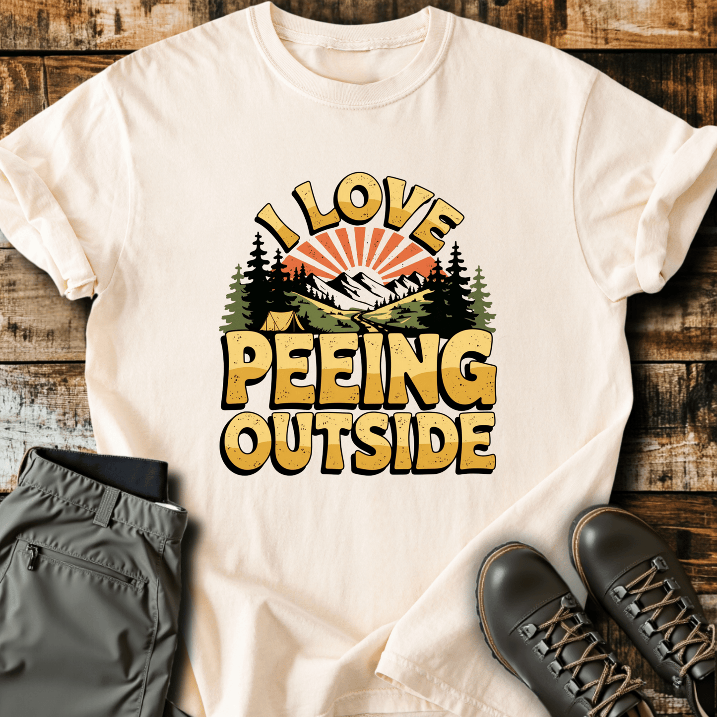 I Love Peeing Outside T-shirt