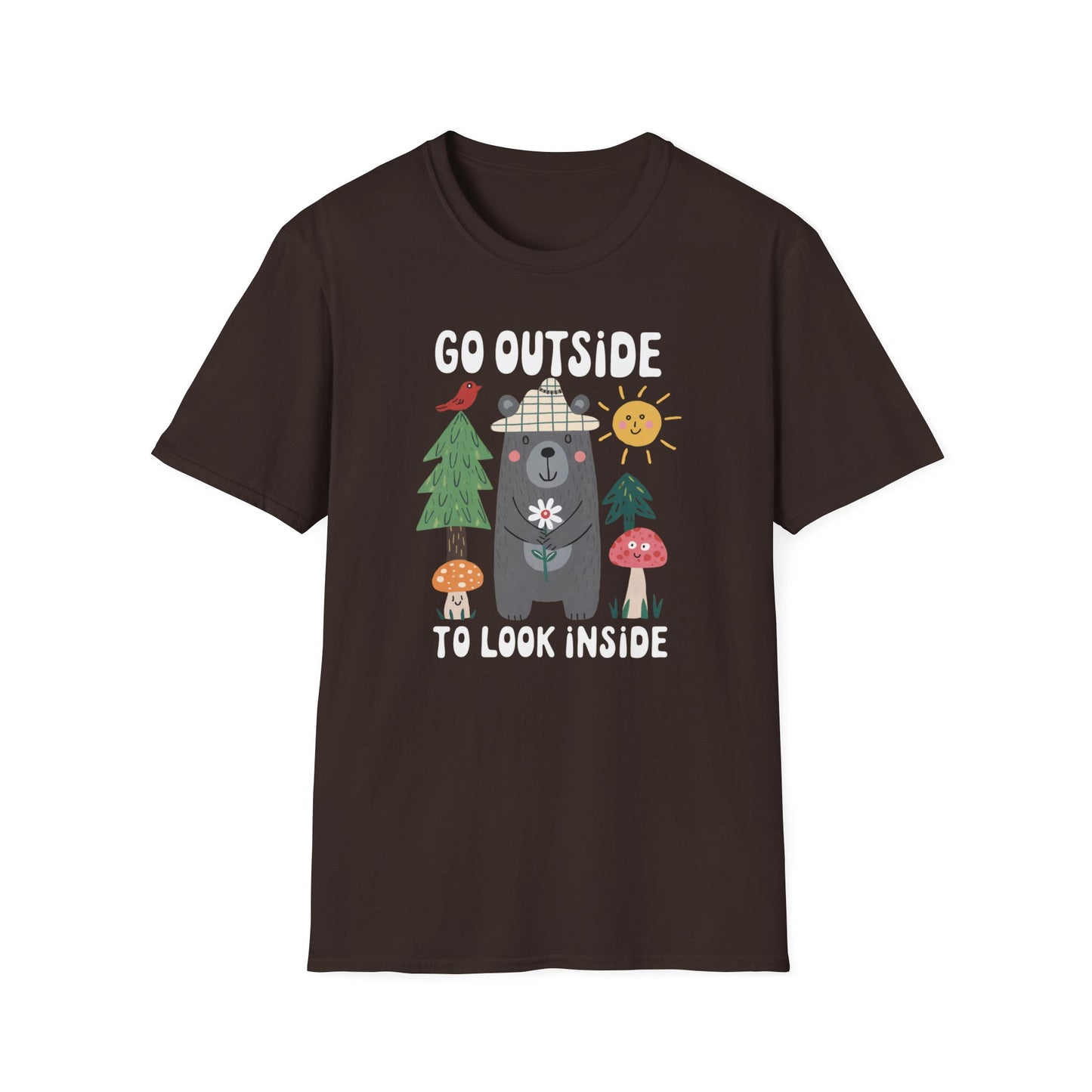 Go Outside To Look Inside T-shirt