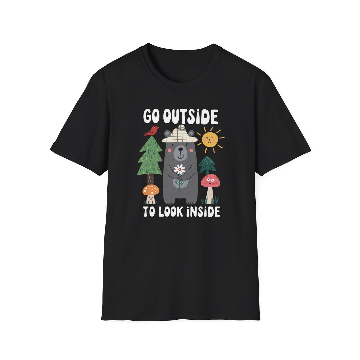 Go Outside To Look Inside T-shirt
