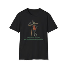 I Have A Rich Inner Life And Questionable Outdoor Habits T-Shirt