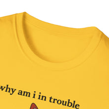 Why Am I In Trouble I Just Got Here T-Shirt