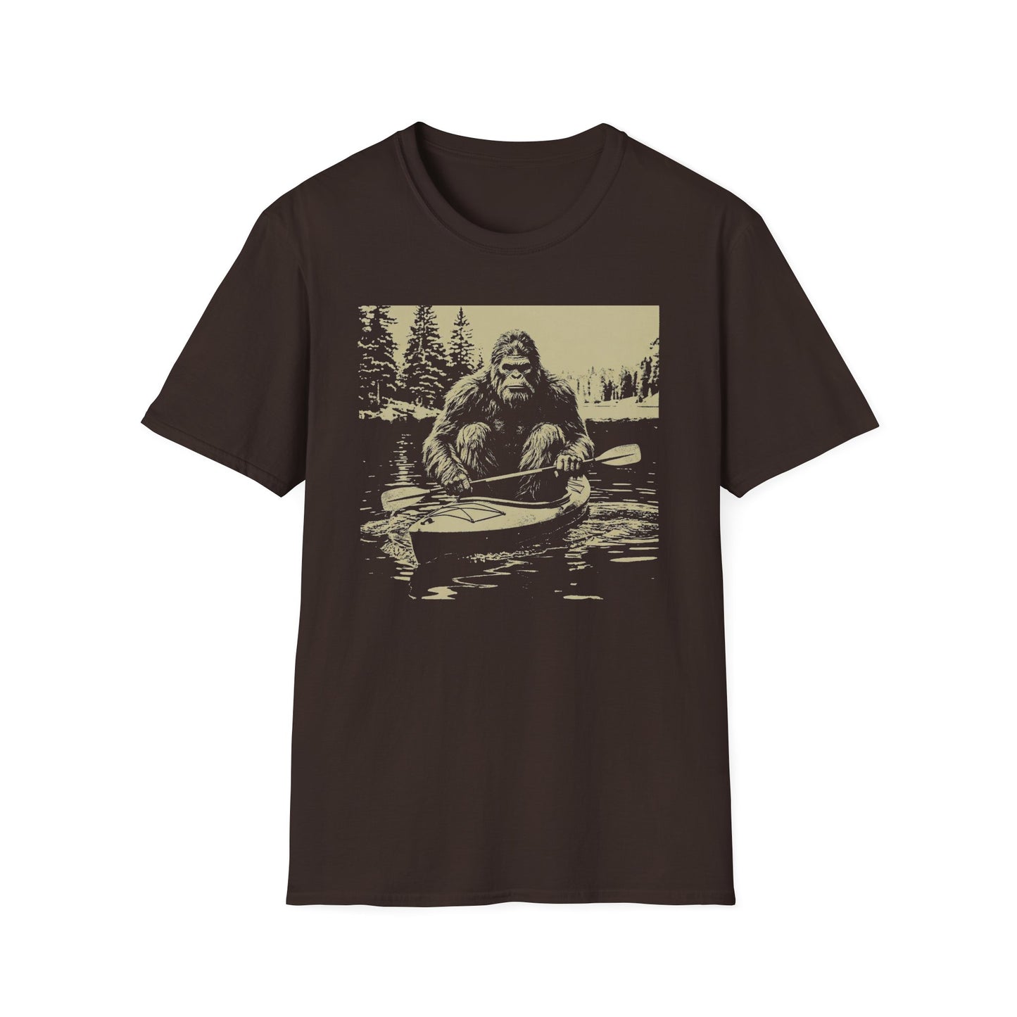 Bigfoot Canoeing T-Shirt