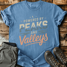Powered By Peaks & Valleys T-shirt