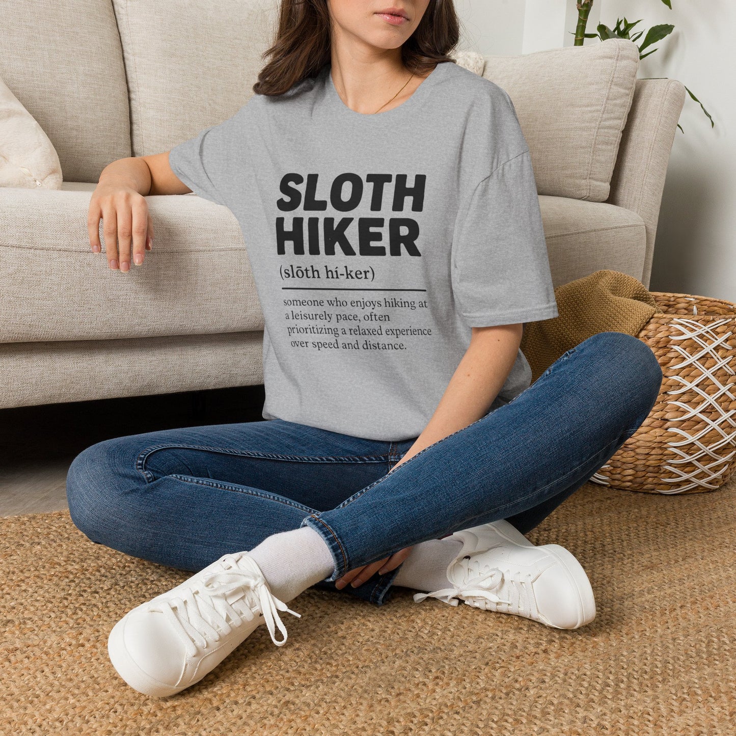 Sloth Hiker Definition T-Shirt