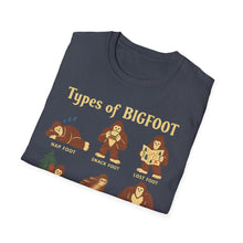 Types Of Bigfoot T-Shirt