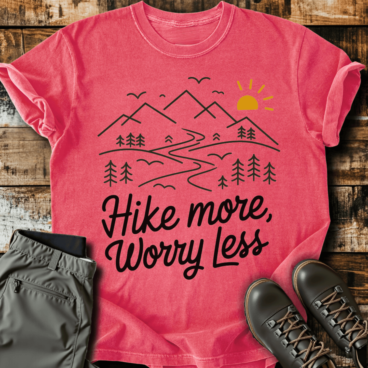 Hike More Worry Less T-shirt