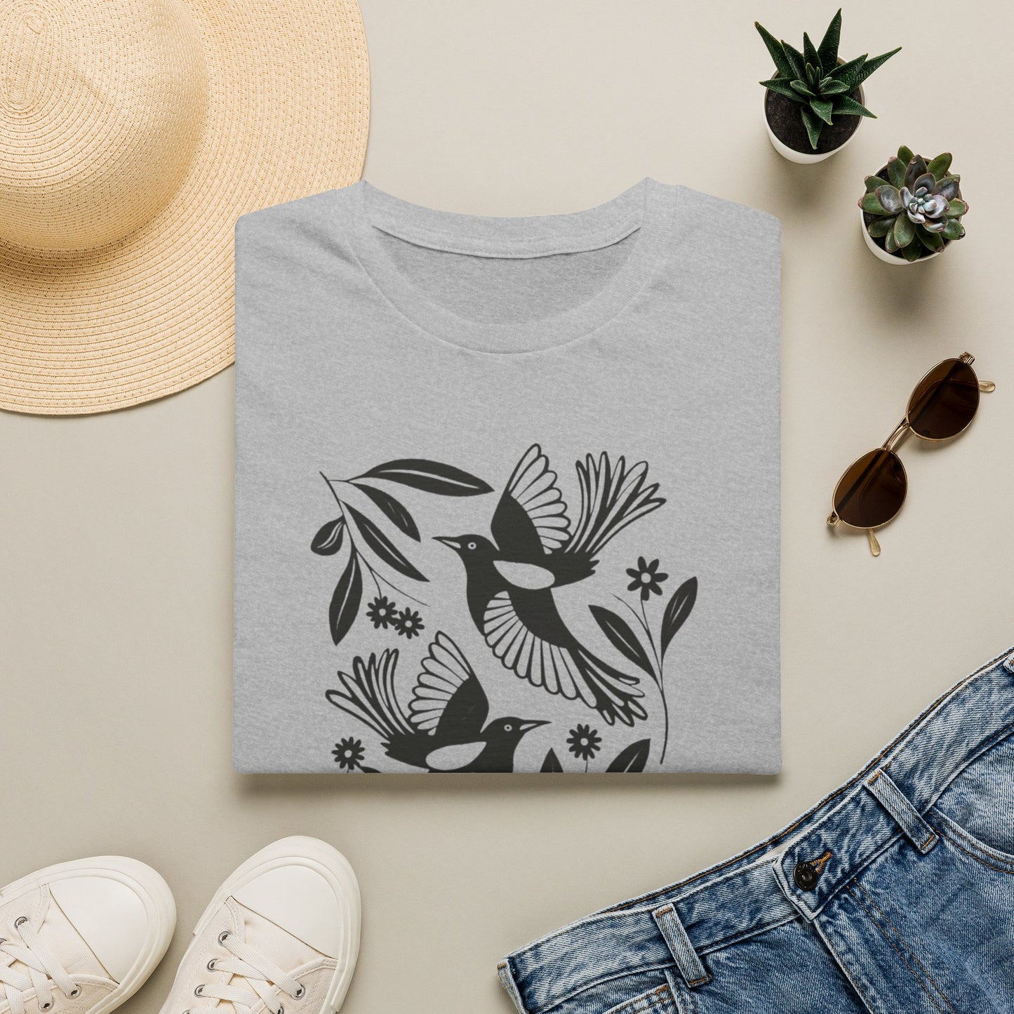 Birds & Flowers T-Shirt