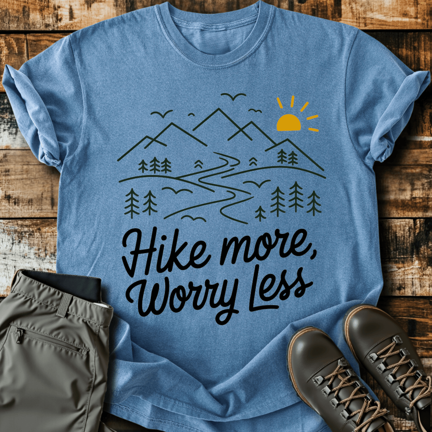 Hike More Worry Less T-shirt