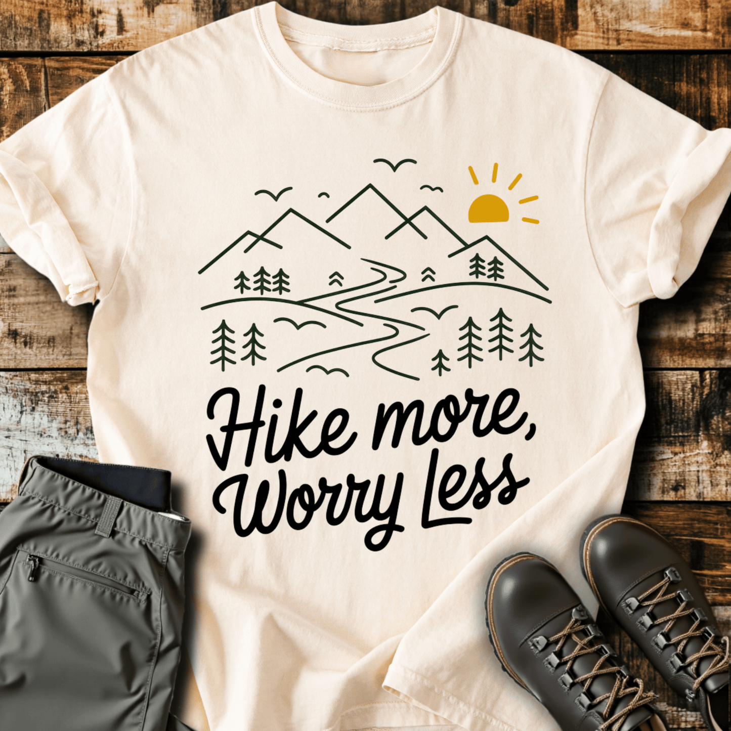 Hike More Worry Less T-shirt