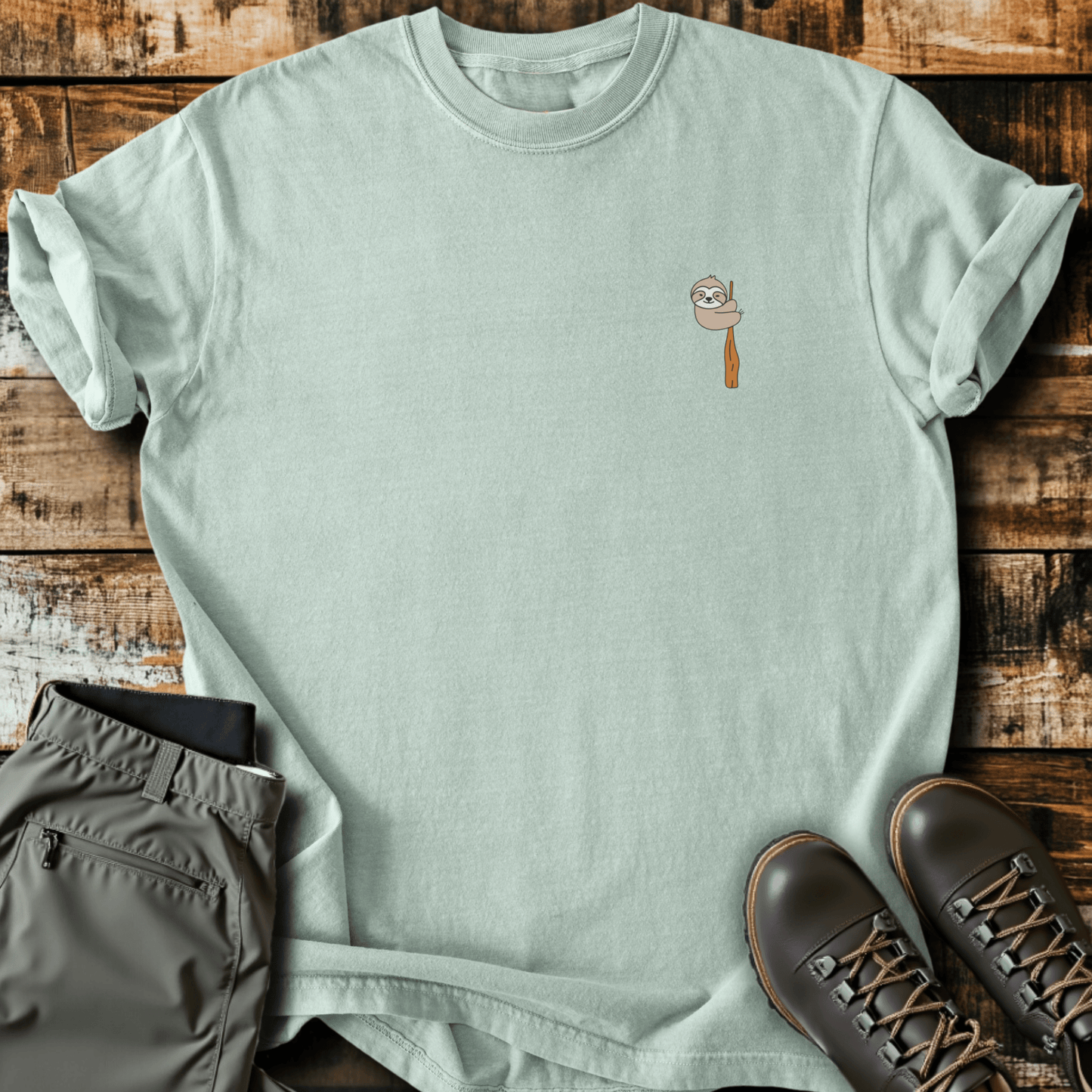 Sloth Hiking Club Logo T-Shirt