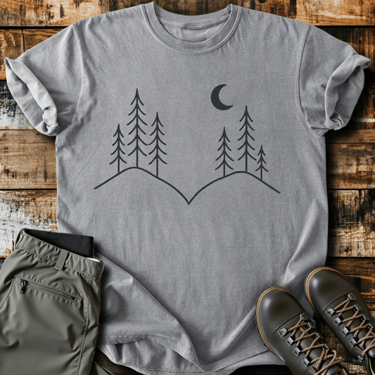 Minimal Mountain Peaks T-Shirt