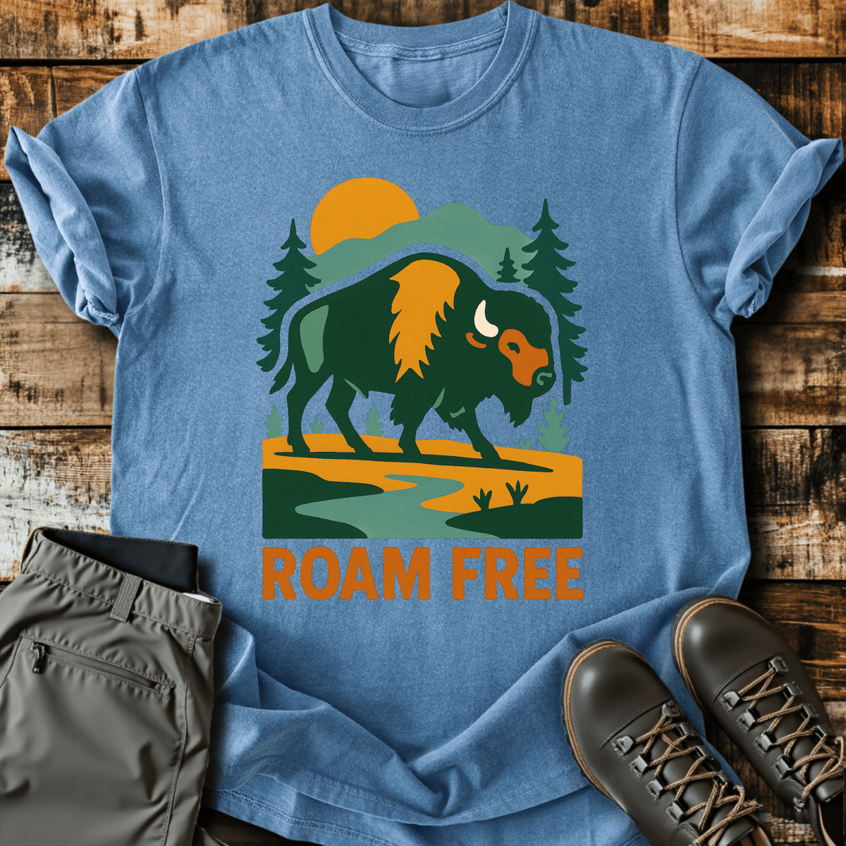 Roaming Buffalo T-Shirt