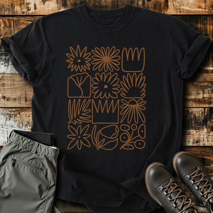 Flower Block T-Shirt