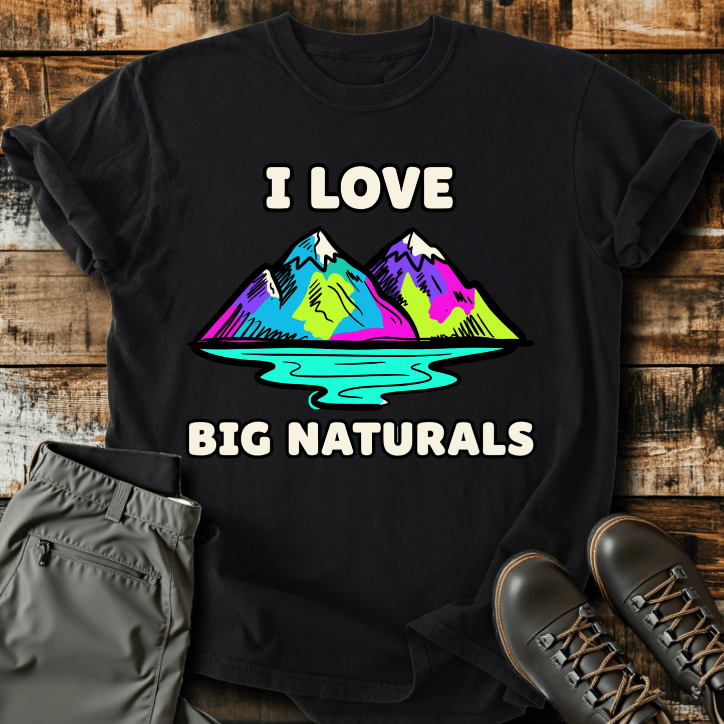 I Love Big Naturals T-Shirt