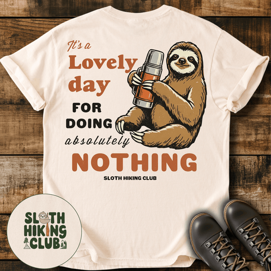 Lovely Day Back Print T-Shirt