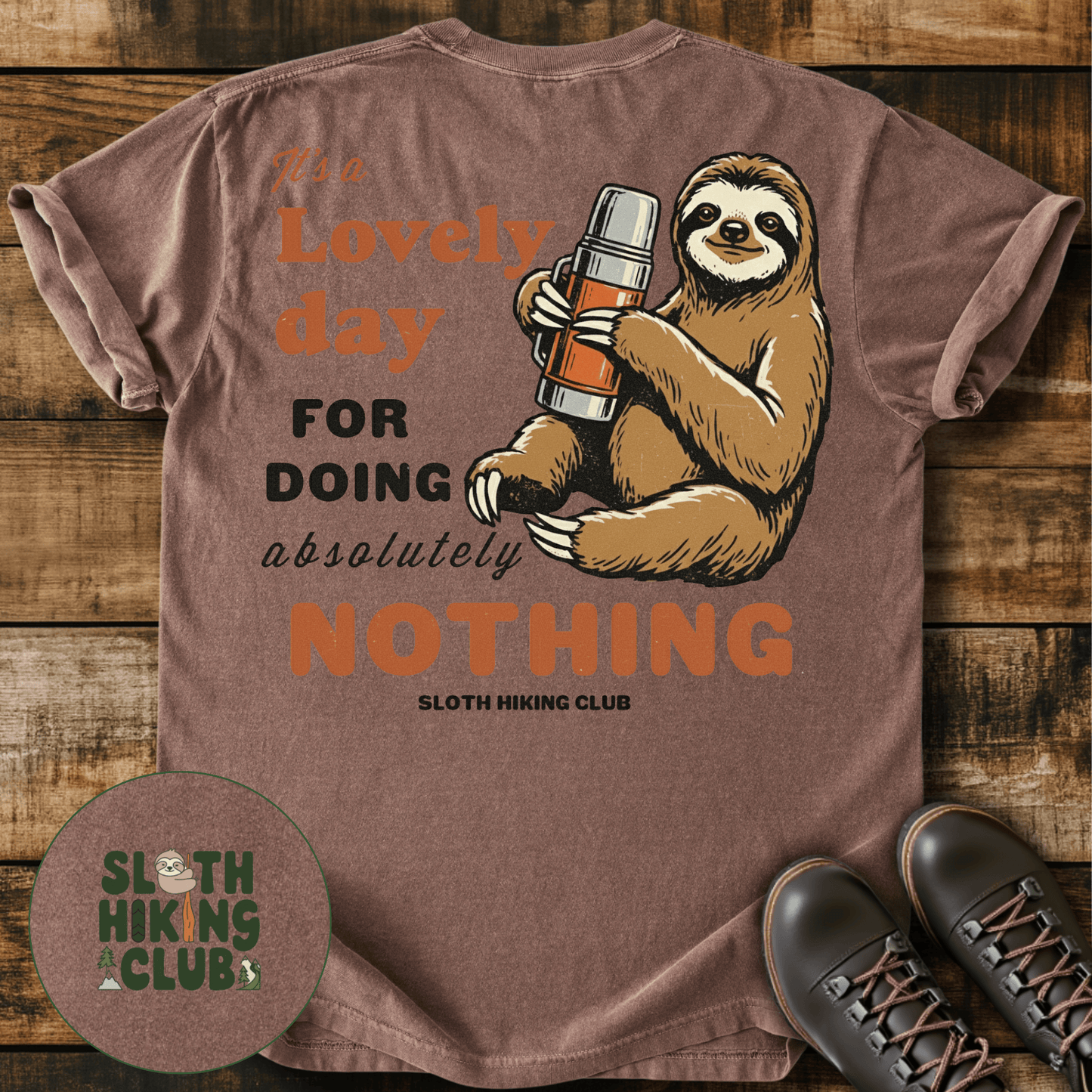 Lovely Day Back Print T-Shirt