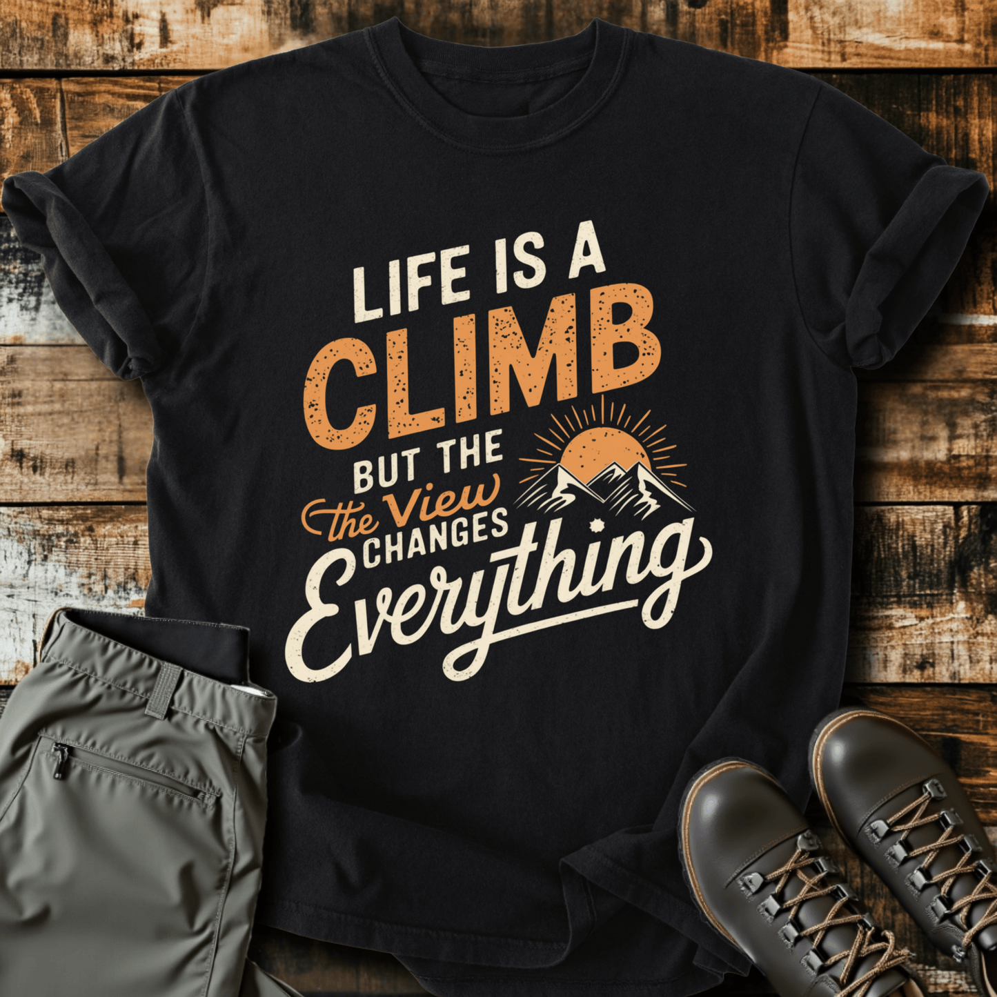 Life Is A Climb T-shirt