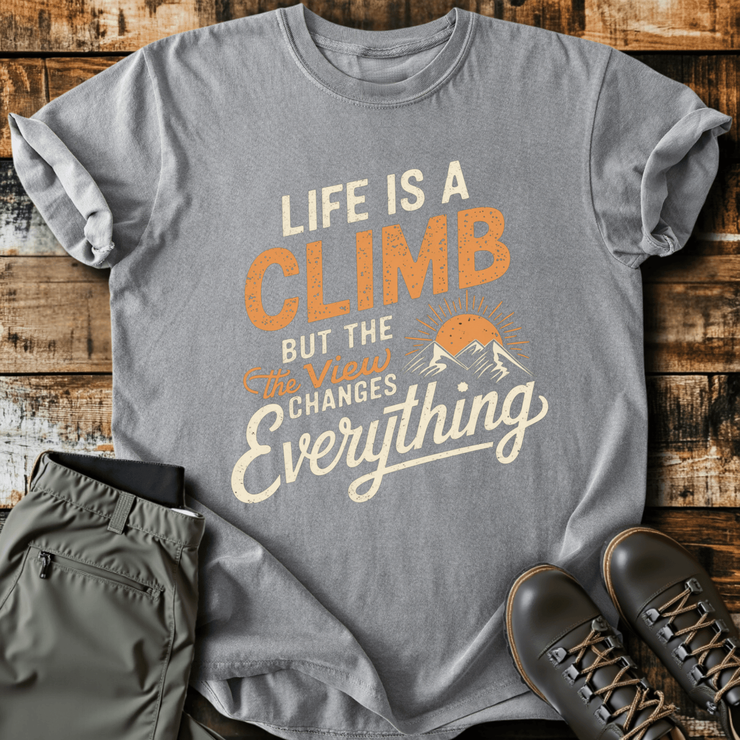 Life Is A Climb T-shirt