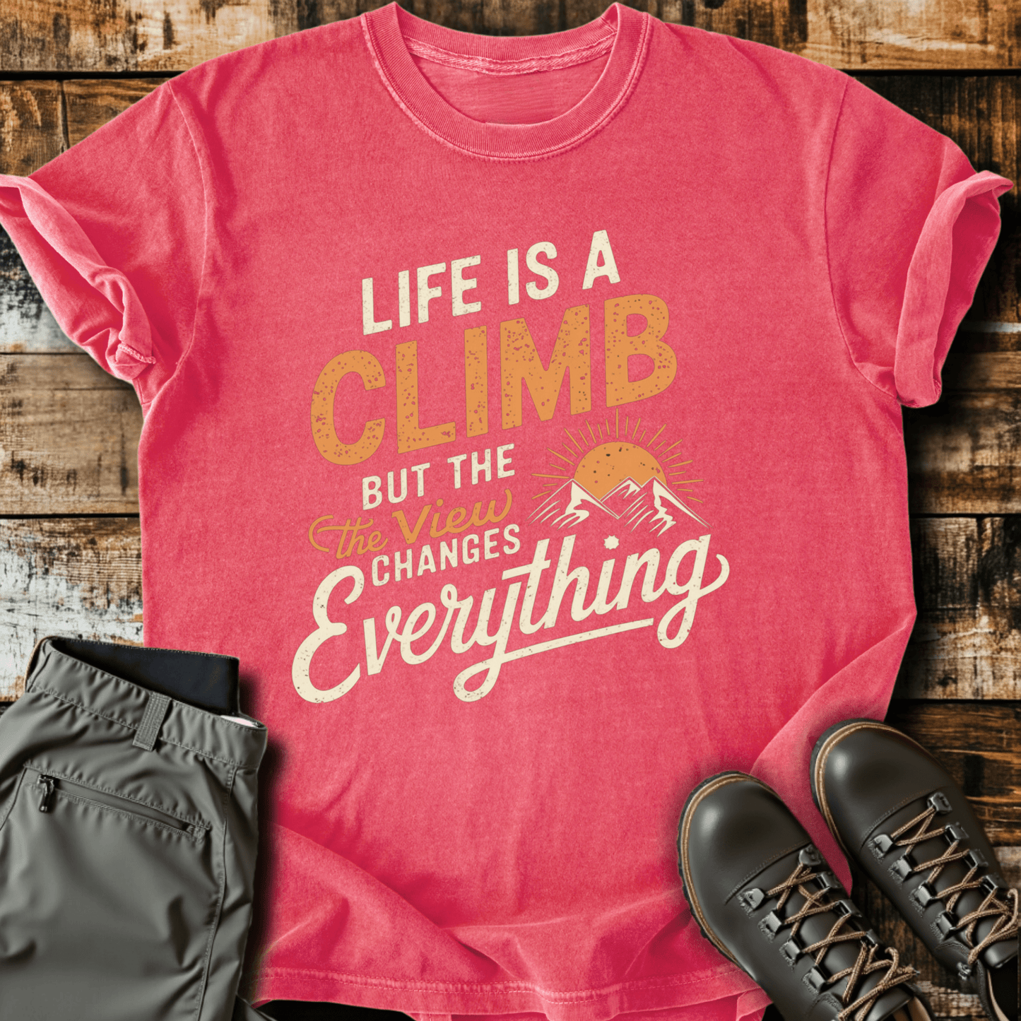 Life Is A Climb T-shirt