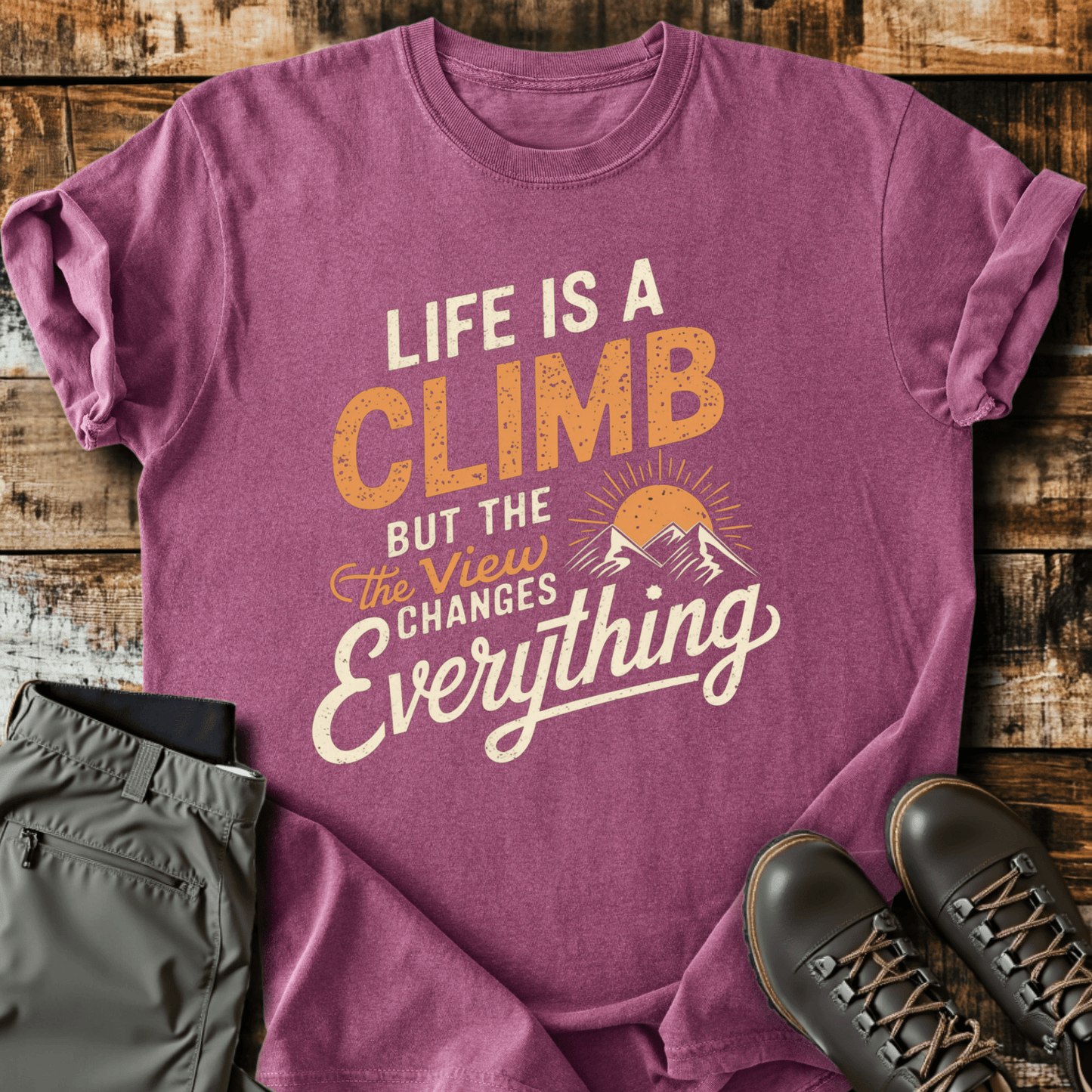 Life Is A Climb T-shirt