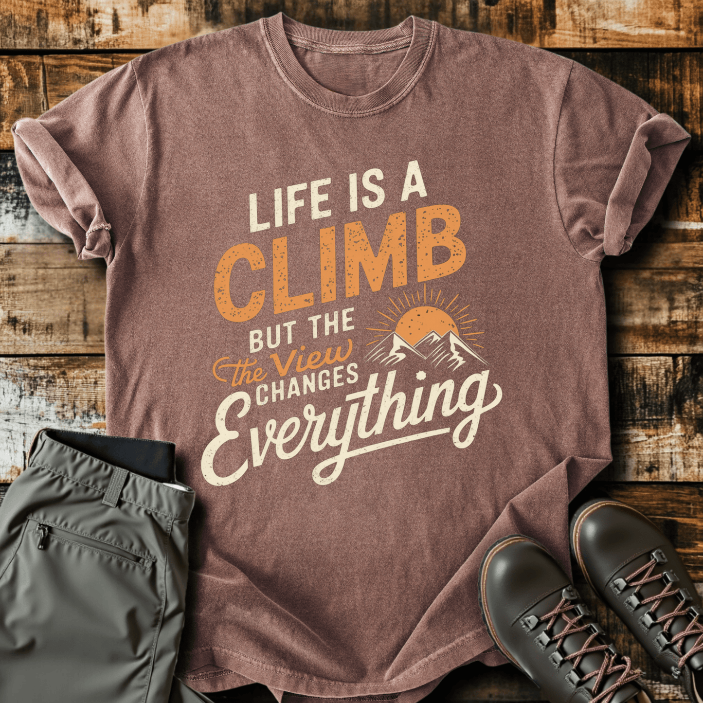 Life Is A Climb T-shirt