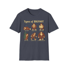 Types Of Bigfoot T-Shirt