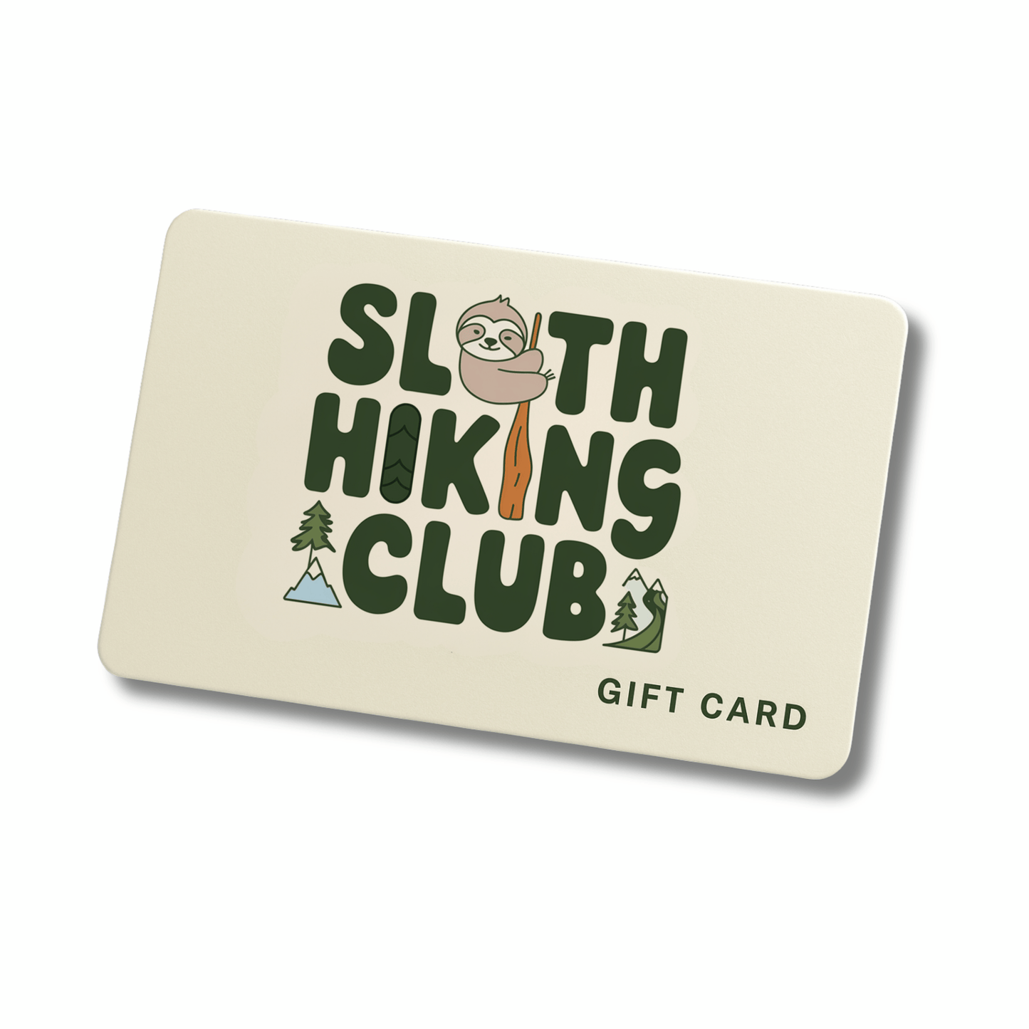Sloth Hiking Club Gift Card
