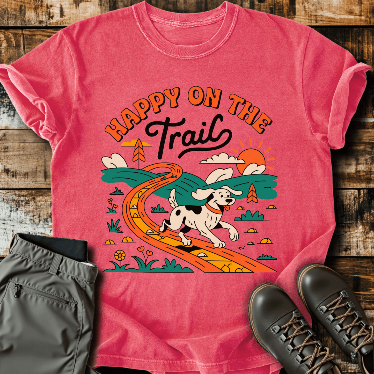 Happy On The Trail T-shirt