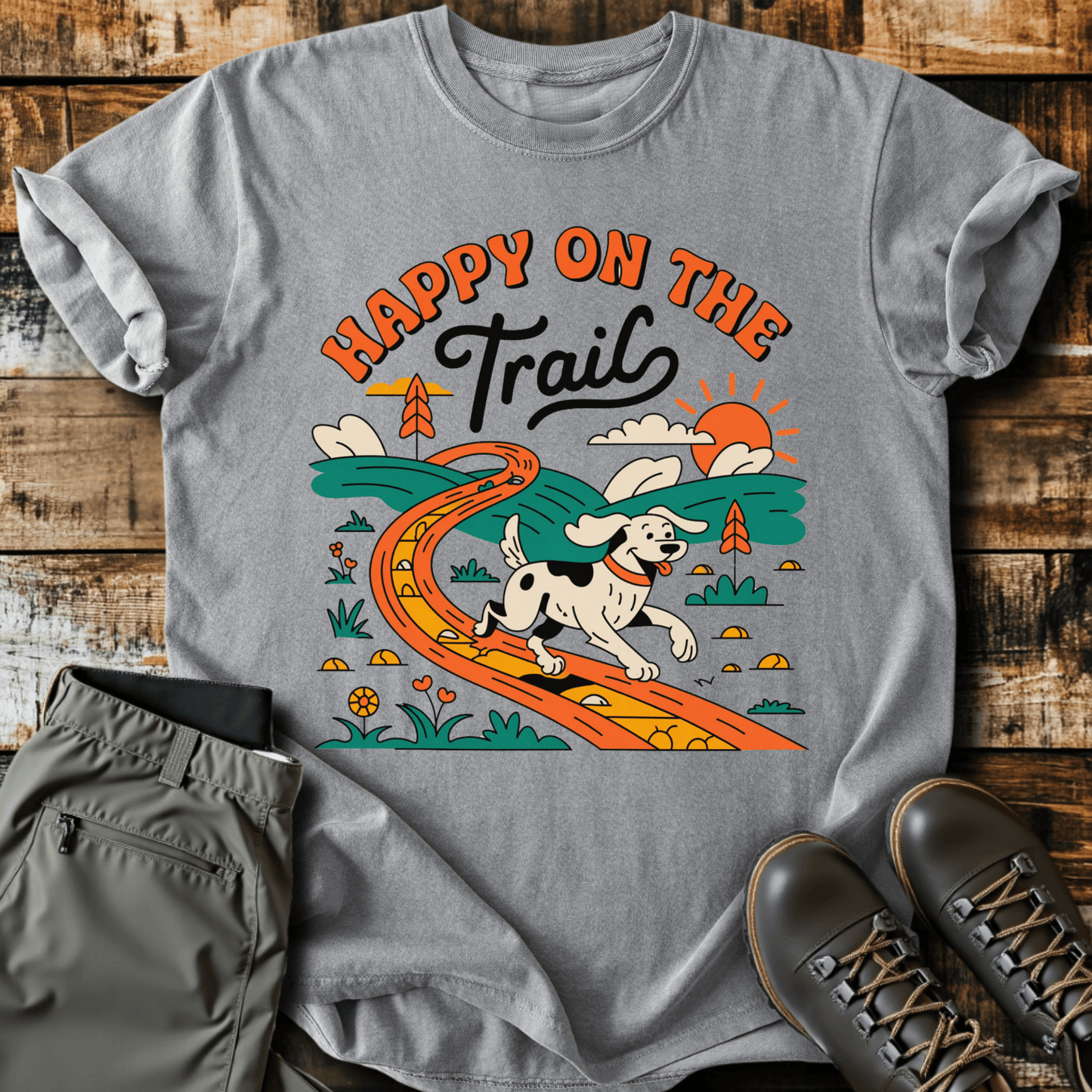 Happy On The Trail T-shirt